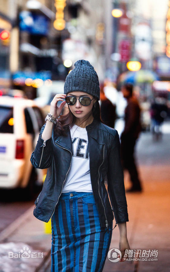 蒋欣(Rulu)街拍图册