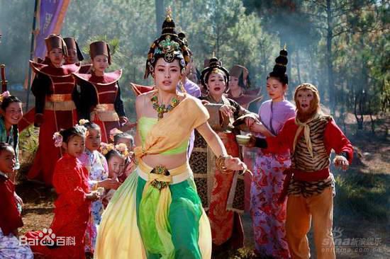 王力可(Rainbow)新西游记饰演蛟魔王女儿国国王前后照片