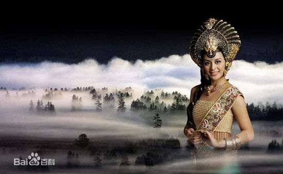 王力可(Rainbow)新西游记饰演蛟魔王女儿国国王前后照片