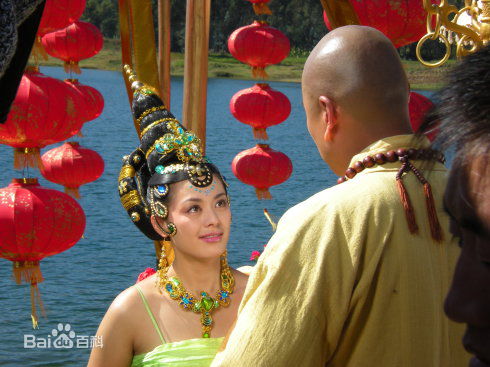 王力可(Rainbow)新西游记饰演蛟魔王女儿国国王前后照片