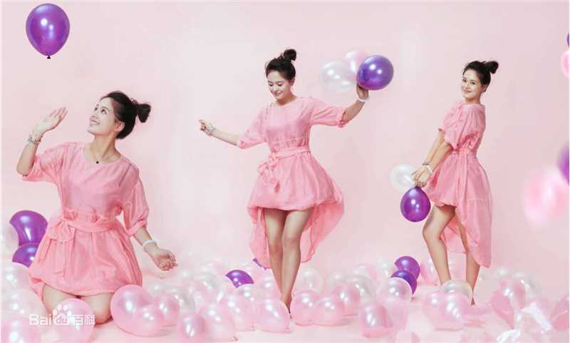 王力可(Rainbow)粉红俏佳人图片图集