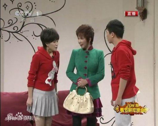 蔡明历年春晚、元宵晚会造型