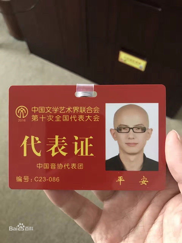 平安(Anson)出席第十次全国文代会性感图片图集