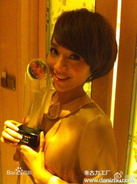 朱丹(Dani)最新2012秋最新短发清爽壁纸