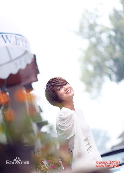 朱丹(Dani)最新2012秋最新短发清爽壁纸