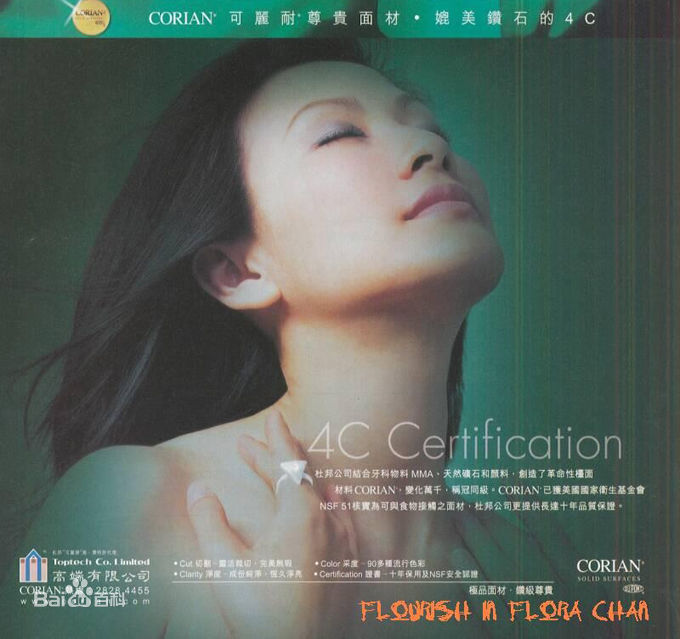 陈慧珊(Flora Chan)广告代言素颜照相册