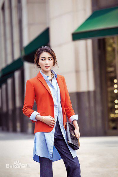 甘婷婷(Gan Ting Ting)时尚街拍图素颜照相册