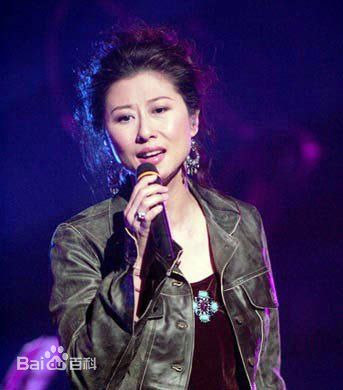 叶倩文(Sally Yeh)舞台上的生活照