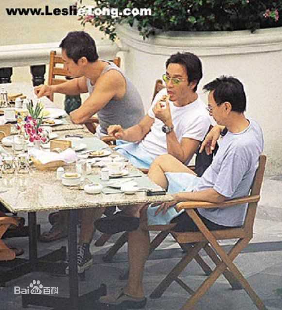 张国荣（原名张发宗）(Leslie Cheung（英）、レスリーチャン（日）)张国荣与朋友合影性感图片图集