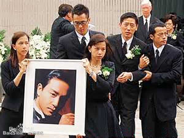 张国荣（原名张发宗）(Leslie Cheung（英）、レスリーチャン（日）)葬礼照片性感图片壁纸