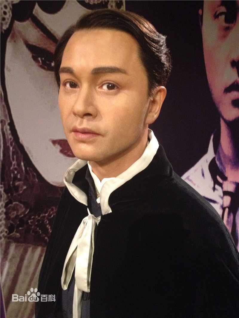 张国荣（原名张发宗）(Leslie Cheung（英）、レスリーチャン（日）)张国荣杜莎夫人蜡像照片图片图册
