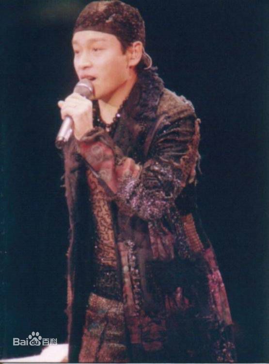 张国荣（原名张发宗）(Leslie Cheung（英）、レスリーチャン（日）)1999年 十大中文金曲金针奖图片图册