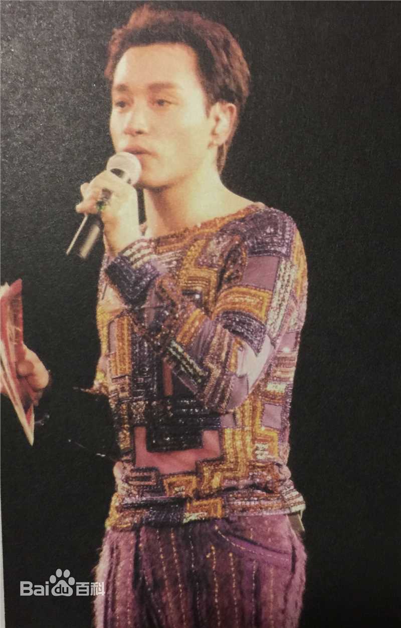 张国荣（原名张发宗）(Leslie Cheung（英）、レスリーチャン（日）)1997年 宣传RED卡慈善生活照相册