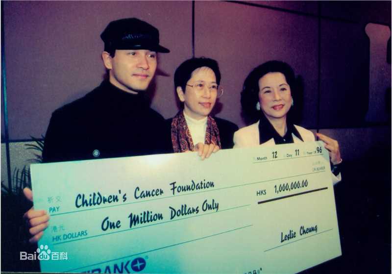 张国荣（原名张发宗）(Leslie Cheung（英）、レスリーチャン（日）)1997年 宣传RED卡慈善生活照相册