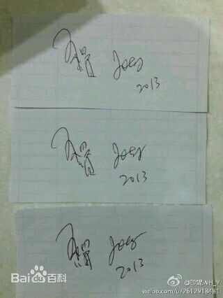 王祖贤(Joey Wong)的签名生活照相册