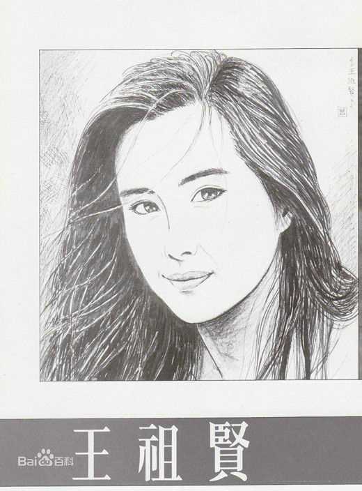 王祖贤(Joey Wong)影迷画作图册