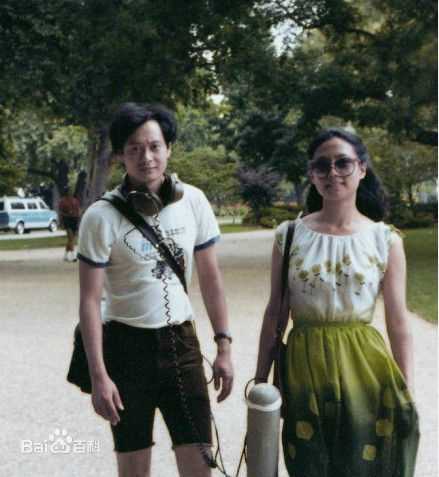 李安(Ang Lee)早年的素颜照壁纸