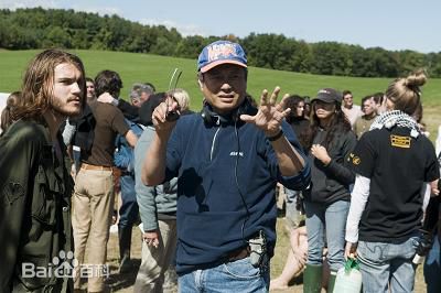 李安(Ang Lee)拍摄现场前后照片