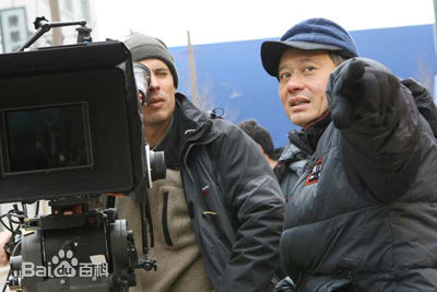 李安(Ang Lee)拍摄现场前后照片