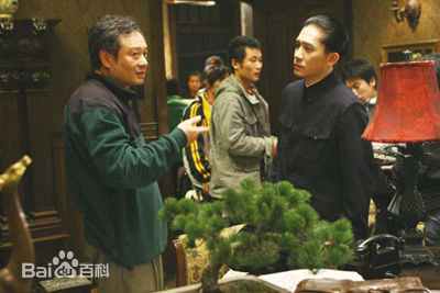 李安(Ang Lee)拍摄现场前后照片