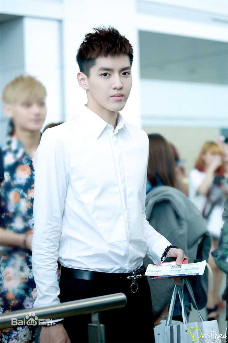 吴亦凡(KRIS)白衬衫壁纸壁纸