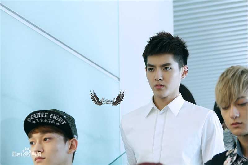 吴亦凡(KRIS)白衬衫壁纸壁纸