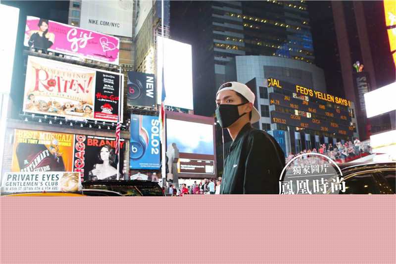 吴亦凡(KRIS) 街拍素颜照壁纸