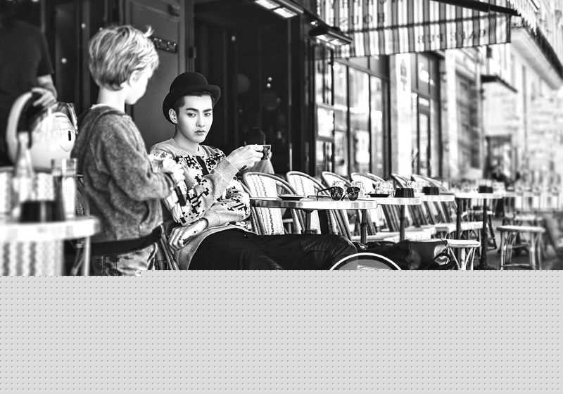 吴亦凡(KRIS) 街拍素颜照壁纸