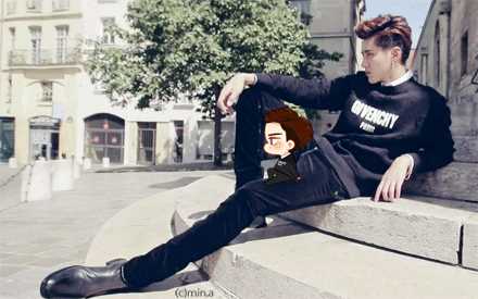 吴亦凡(KRIS) 街拍素颜照壁纸