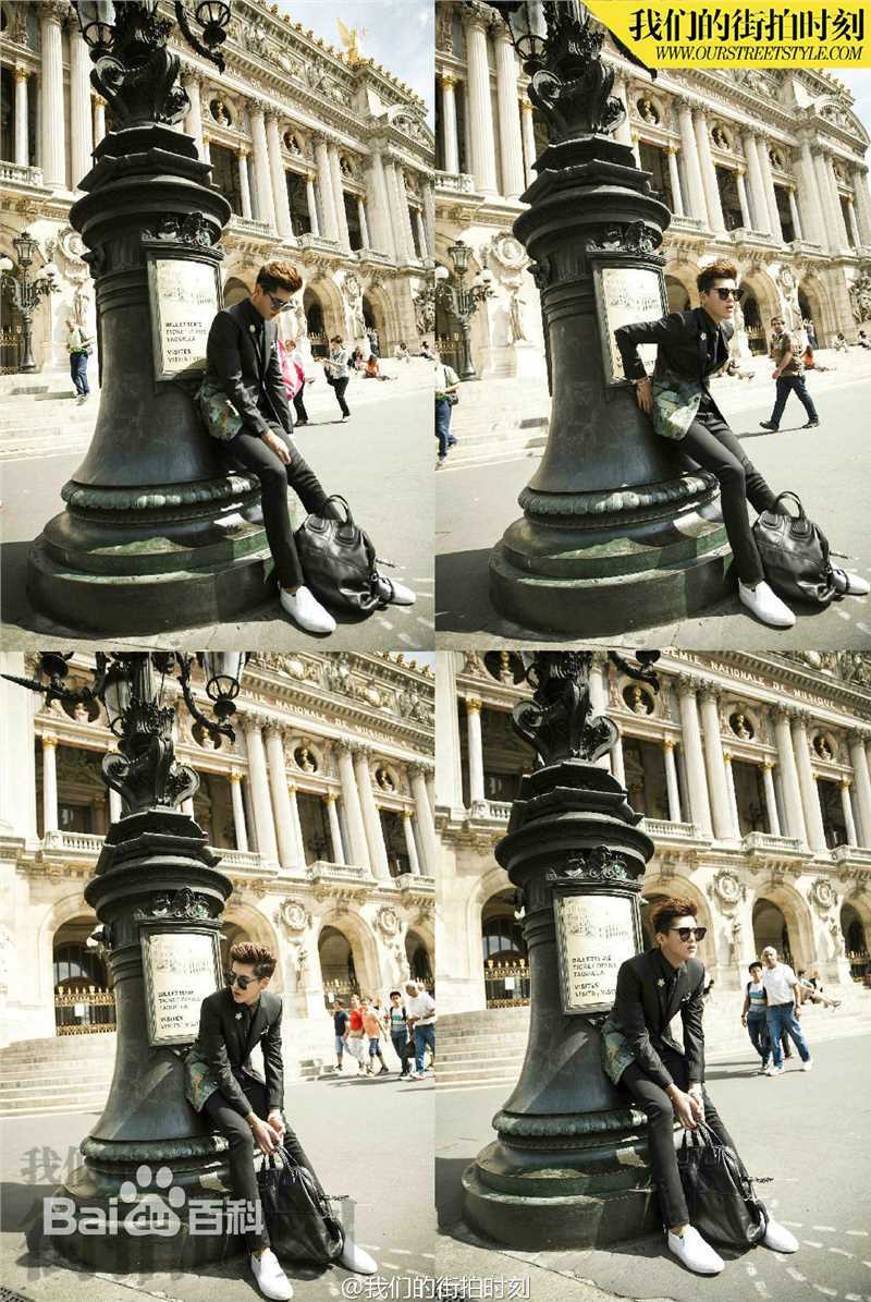 吴亦凡(KRIS) 街拍素颜照壁纸