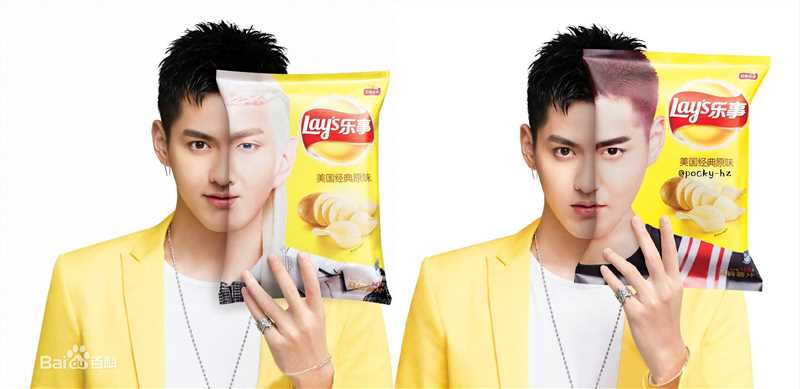 吴亦凡(KRIS)形象代言素颜照相册