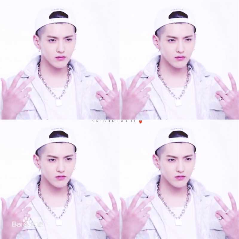 吴亦凡(KRIS)形象代言素颜照相册