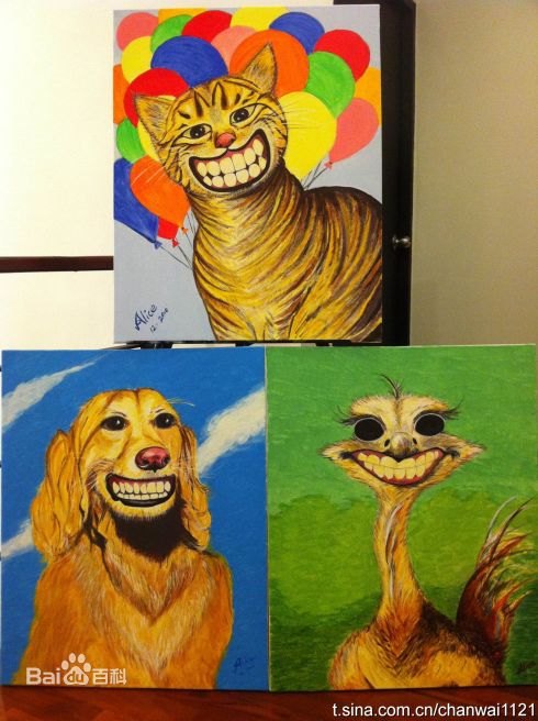 陈炜(Alice Chan)画作生活照相册