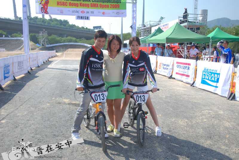 郭晋安(Roger Kwok Chun On)2009年汇丰小轮车公开赛前后照片