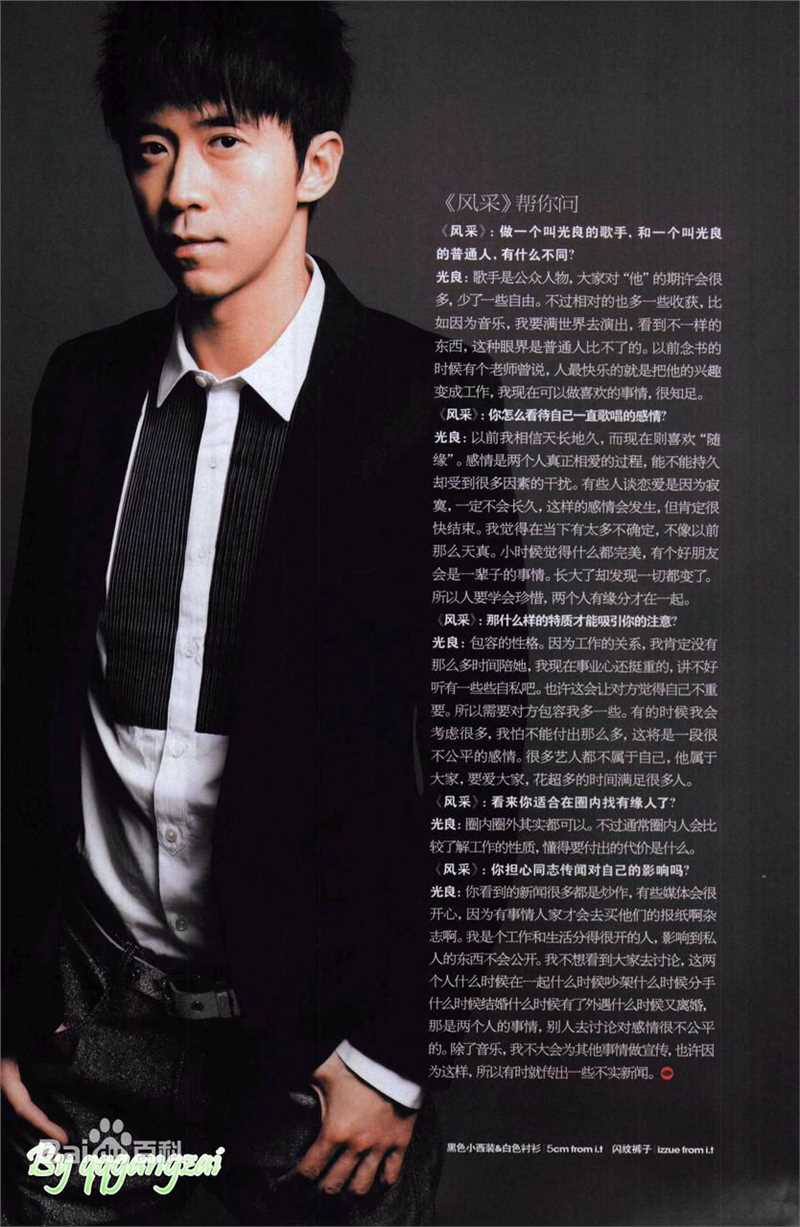 光良（艺名）(Michael Wong)最新杂志照图集