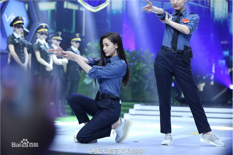 张天爱(Crystal)综艺节目前后照片