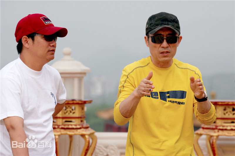 高清温德光在拍摄《满城尽带黄金甲》片场中的图集