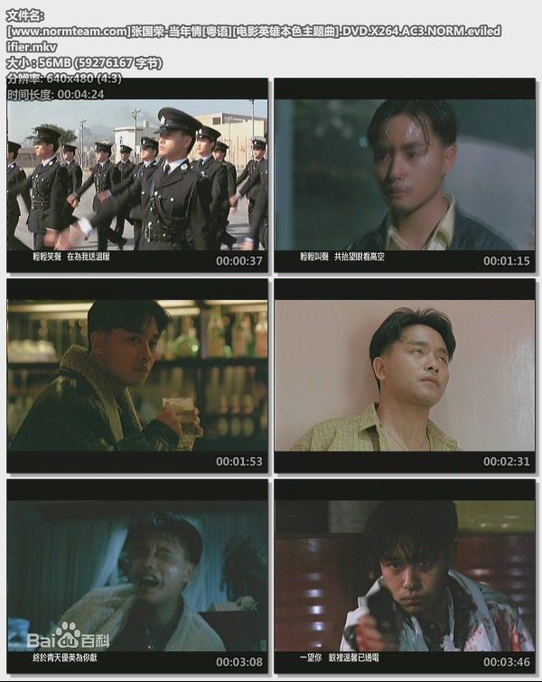 朱宝意(Emily Chu)电影英雄本色相关图片图集