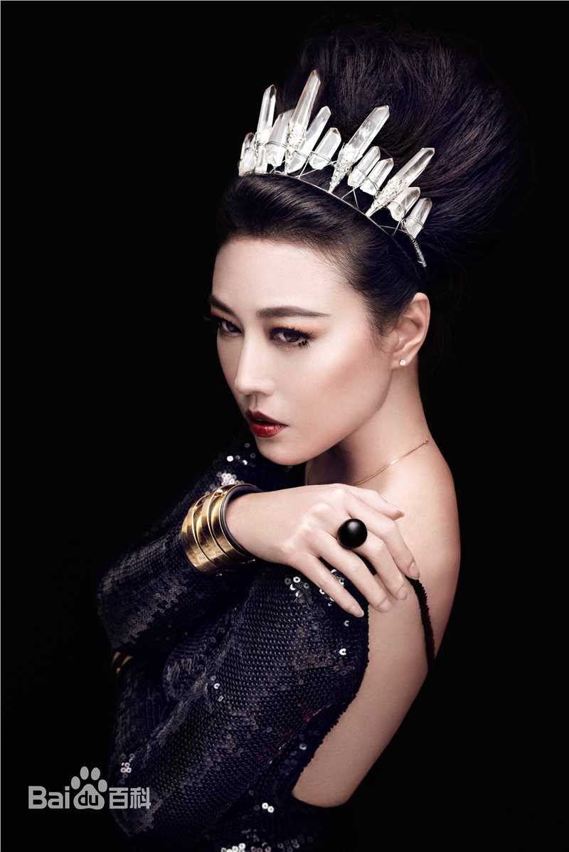 周海媚(Kathy CHAU)高清黑色系视觉图集