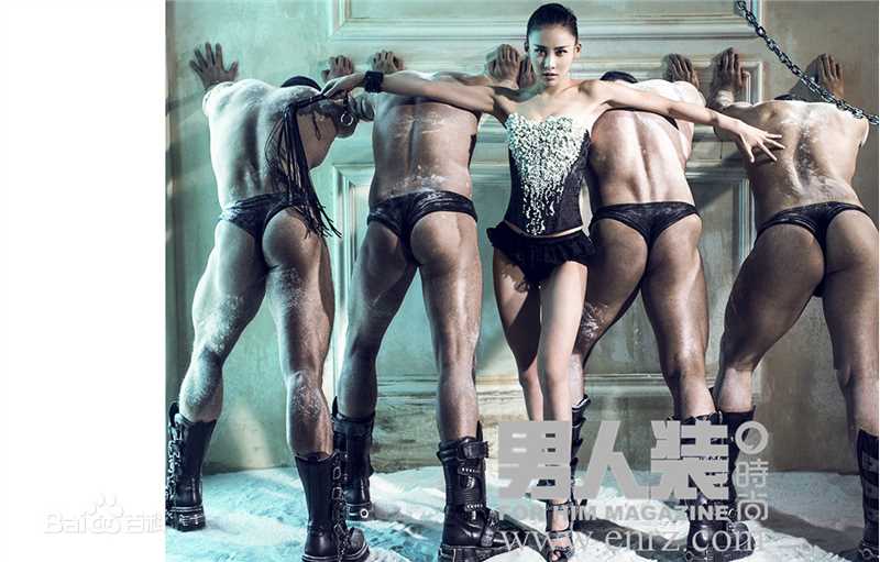 贾清(TingAnne)最新《男人装》封面图集