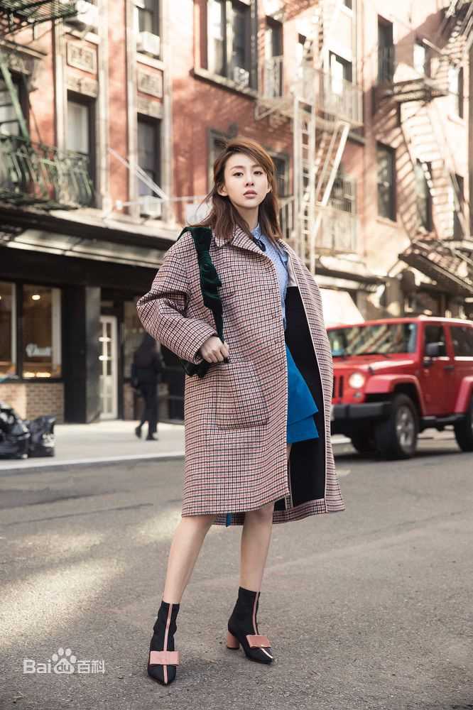 贾清(TingAnne)2018纽约时装周素颜照壁纸