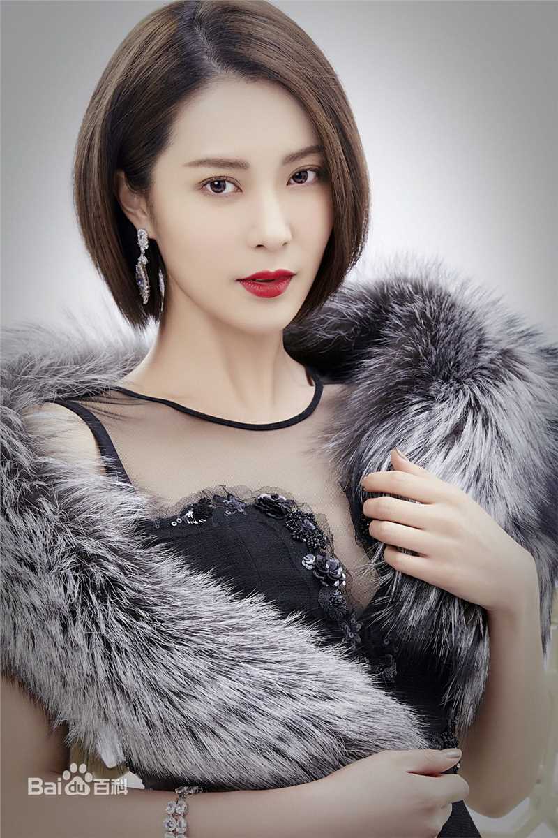 胡然最新短发红唇性感壁纸