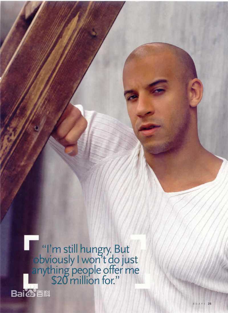 最新范·迪塞尔(Vin Diesel)精彩图册