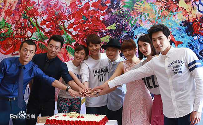 戴睿(Diaz)年少轻狂剧组前后照片