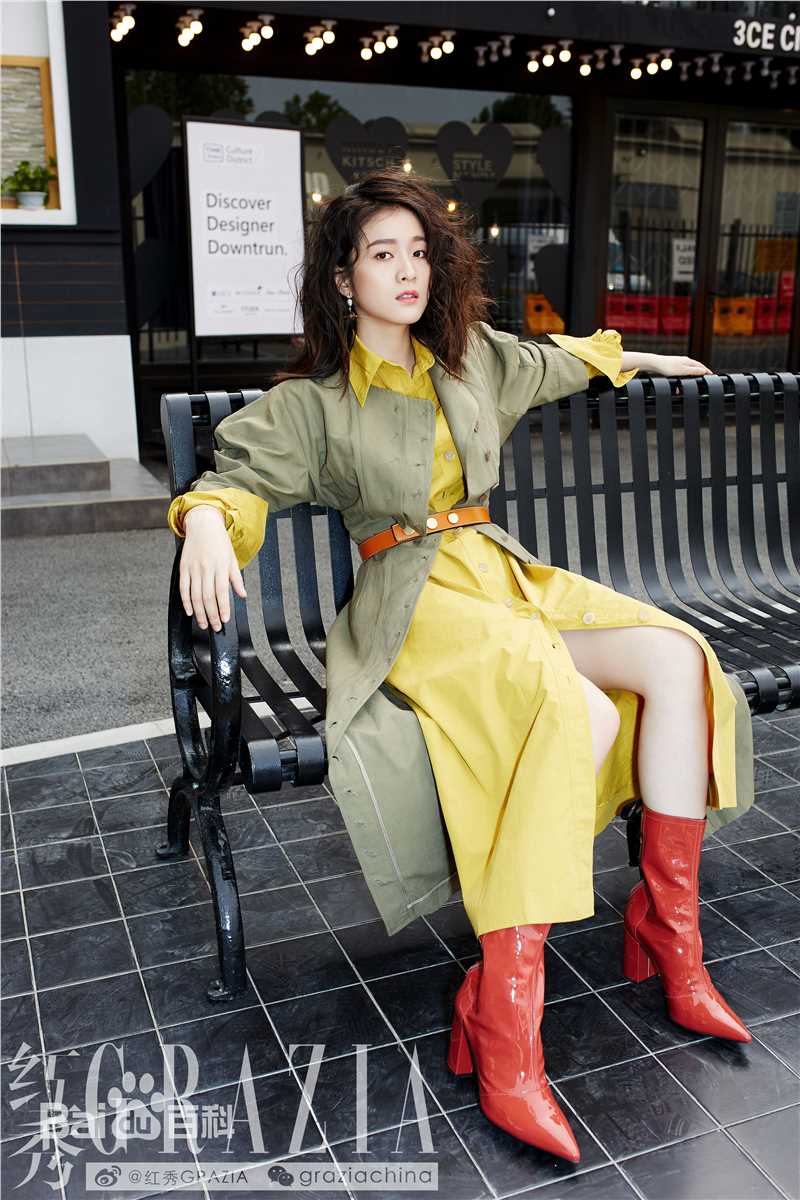 张雪迎(Sophie)红秀GRAZIA图片图册