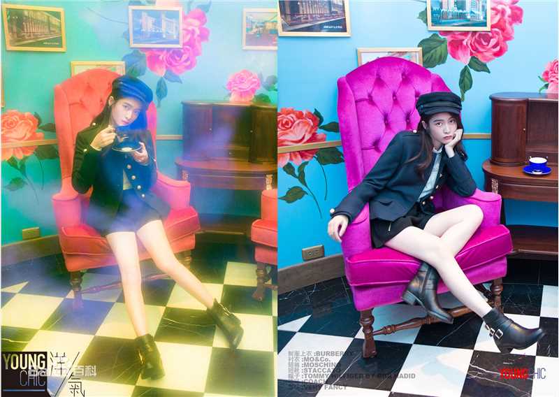 张雪迎(Sophie)洋气  街拍性感图片壁纸