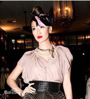 谢婷婷2009年某知名品牌走秀照图片图集