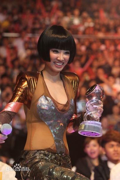 蔡依林(Jolin Tsai、 （韩）、ツァイ イーリン（日）、 （泰）)2011.3.26第2届MY Astro至尊流行榜颁奖典礼生活照