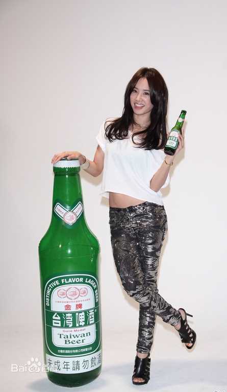 蔡依林(Jolin Tsai、 （韩）、ツァイ イーリン（日）、 （泰）)代言金牌台湾啤酒前后照片