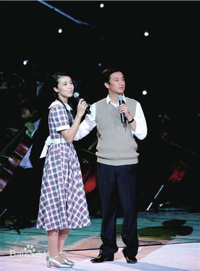 孙莉夫妇一起出席活动图片图集